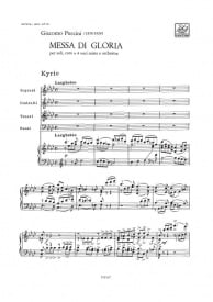 Puccini: Messa di Gloria published by Ricordi - Vocal Score